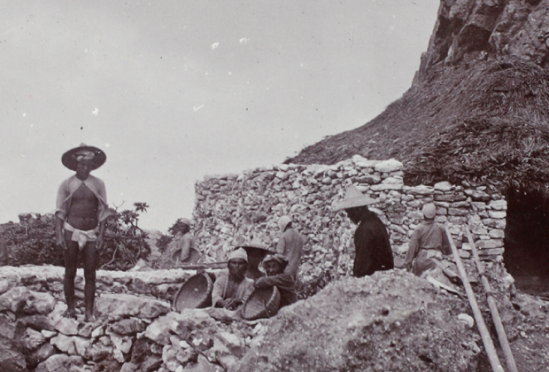 Road development on Minami-kojima Island
