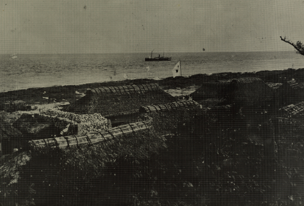 Dried bonito factory on Uotsuri Island in 1908