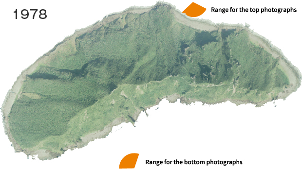 damage to vegetation|aerial photographs|1978